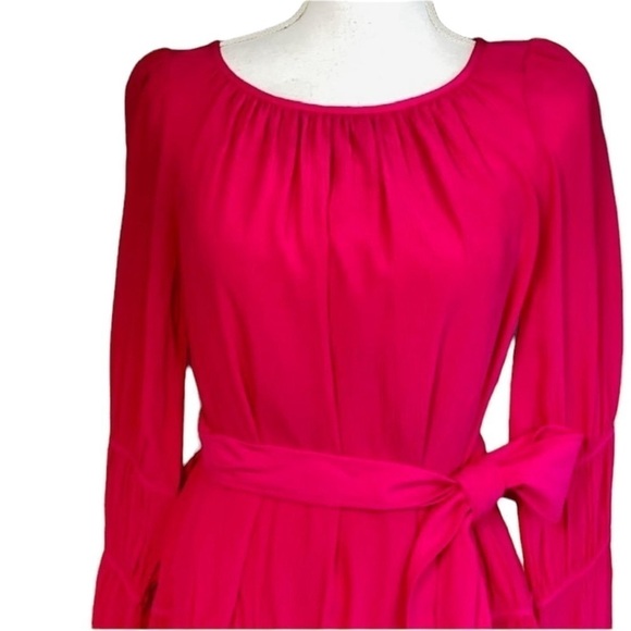 NEW Marie Oliver Suni Hot Pink Tiered Dress Size Small - Picture 8 of 10